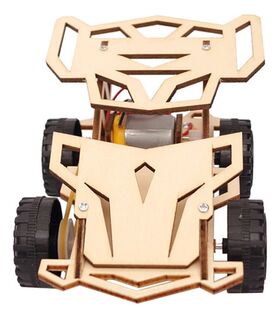 Kit Carrito Tecnología Experimento Juguete Educativo Madera